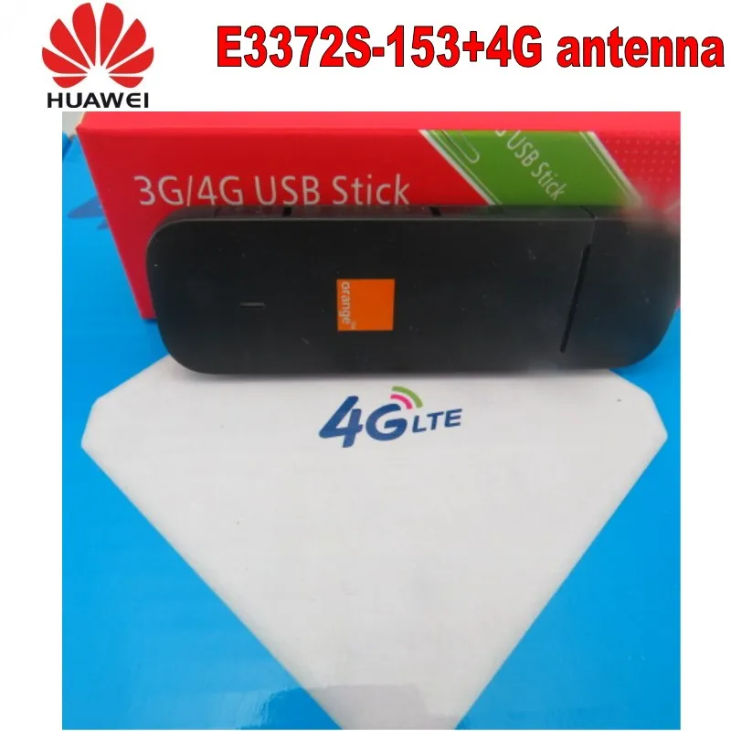 Разблокированный USB ключ Huawei e3372s 153 4G LTE 100 шт. накопитель карта передачи данных