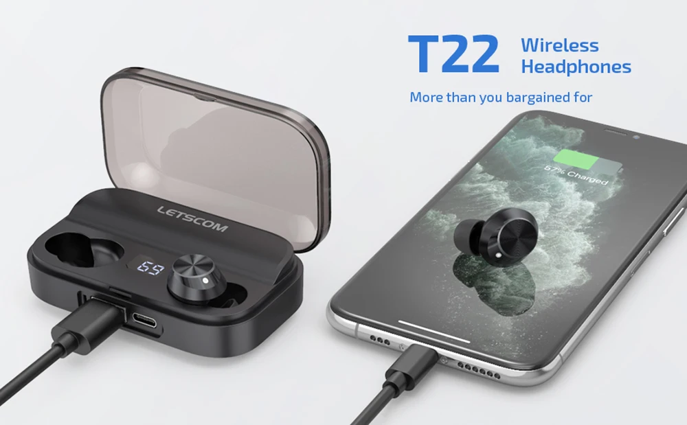 TWS Bluetooth Earphone Wireless 