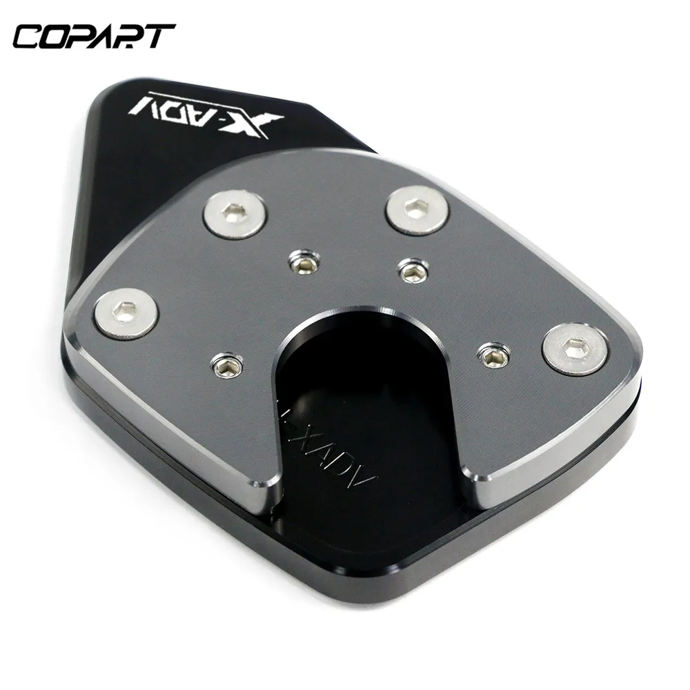 For HONDA XADV X-ADV 750 2017 2018 X ADV Motorcycle Foot Side Stand Pad Plate Kickstand Enlarger Su
