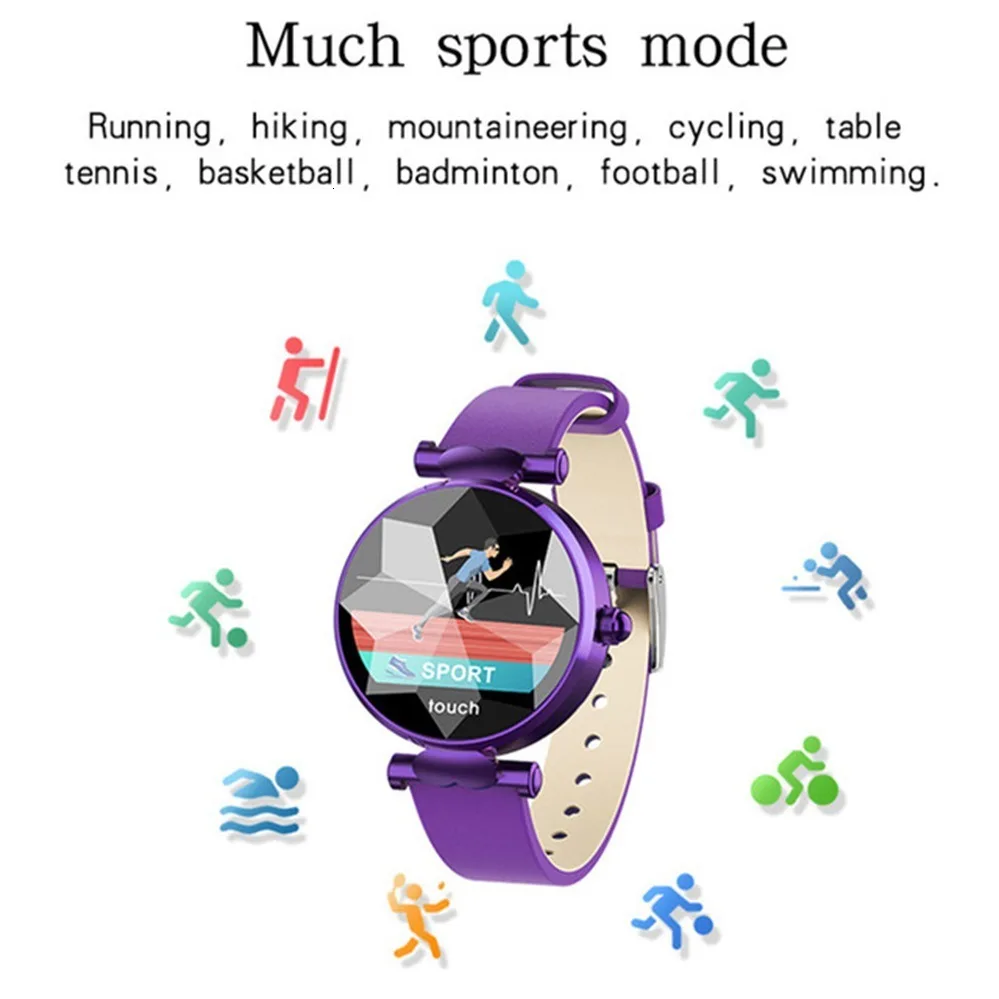 Спортивные часы Smartband B80 для женщин, фитнес-трекер, часы с калориями