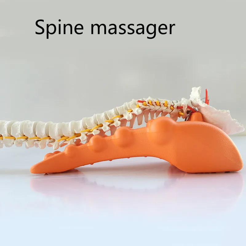 Neck Support Lumbar Vertebra Soothing Massage For Waist Flexibility Neck Back Muscle Pain Relief Health Care Massage Tool
