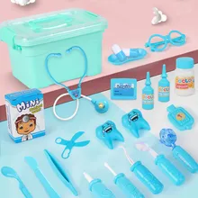 Детский Медицинский Набор из 23 предметов для мальчиков и девочек, Набор доктора медсестры, стоматолога, больница, ролевые игры, набор игрушек, детские игры, подарки# g4