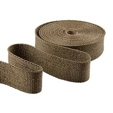 Автомобиль Мотоцикл выхлопные трубы коллекторы стекловолокна теплоизоляционная лента Черная выхлопная теплоизоляционная Лента Хлопок