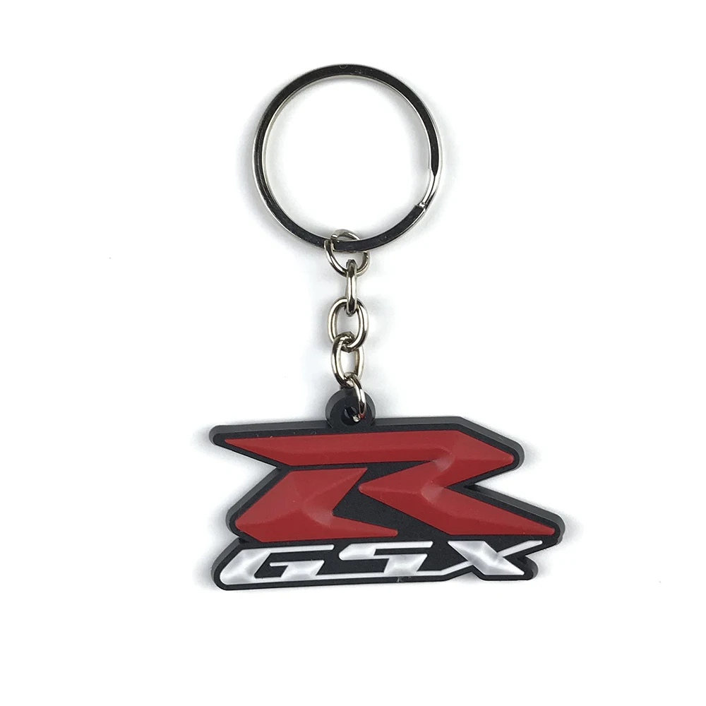 3D Motorcycle Accessories Motorcycle KeyChain Rubber Motorcycle Key Chain For DUCATI Honda Kawasaki Harley Suzuki Yamaha model