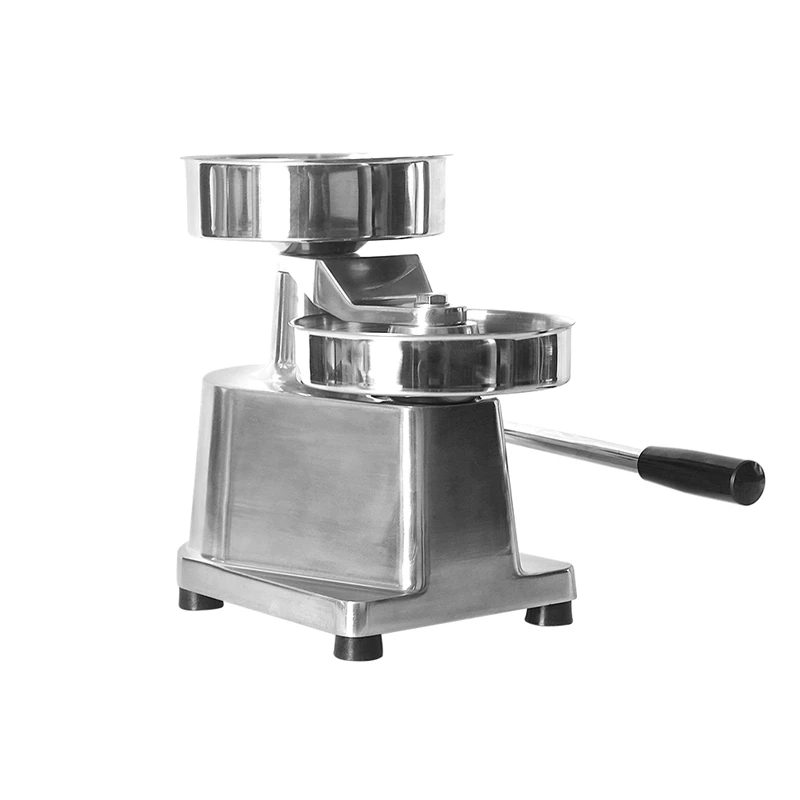  GZZT AM15 Manual Burger Patty Meat Press Machine Kitchen Hamburger Press Maker 150MM With 500Pcs Gr - 4000073673903