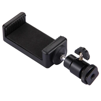 

2 In 1 Mobile Phone Clip Holder 360 Ball Head Hot Shoe Adapter Mount Fit For Dslr Slr Camera