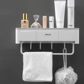 

Bathroom storage ，Multifunctional shelf ，Security-free device rack