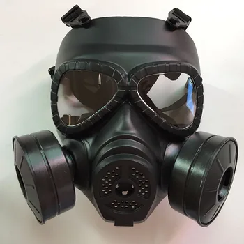 

Full Face Gas Mask Military Reality CS Field Protective Helmet Commando masque a gaz respirator mascara de gas militar