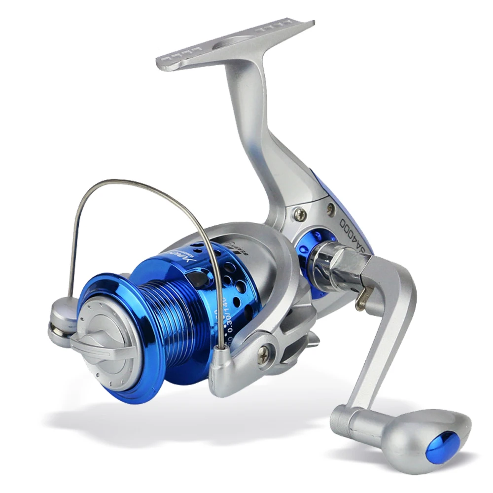 

Vertvie Carbon Fiber Drag Fishing Reel SA1000-7000 Series Fishing Reels Spinning 6BB Spinning Plastic with Metal Rocker Arm