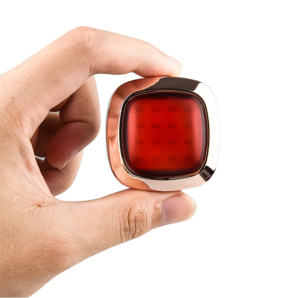 Best New Bike Bicycle light Rechargeable LED Taillight USB Rear Tail Safety Warning Cycling light Portable Flash Light Super Bright 17