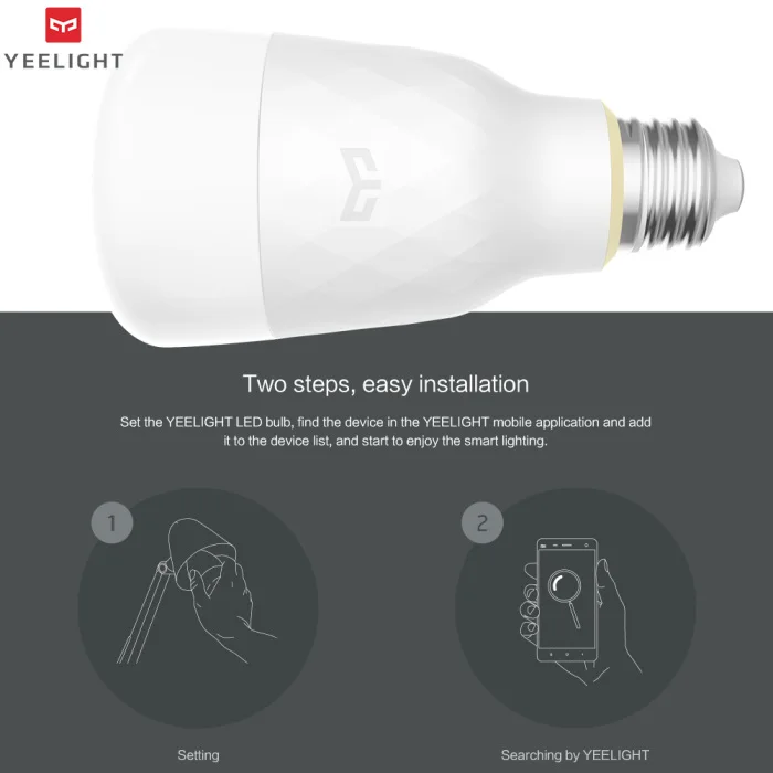 10W E27 Smart LED Bulb WIFI Control 800LM Adjustable Color Temperature MDJ998