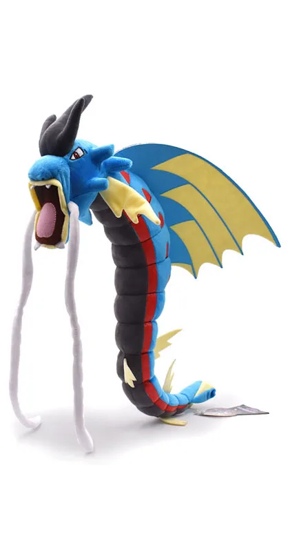 Такара Tomy Покемон мультфильм Покемон Gyarados Solgaleo аниме мягкая кукла подарки для детей плюшевые игрушки - Цвет: 56cm blue