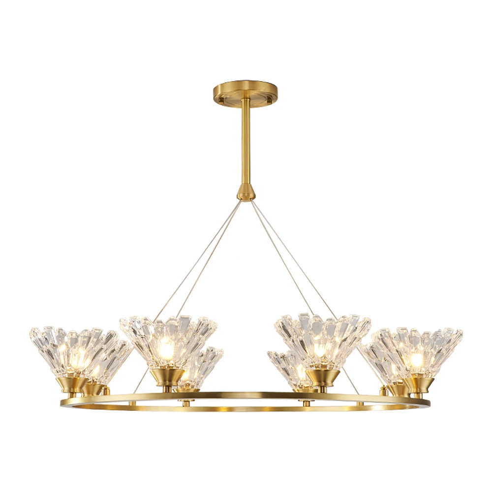 

Новые современные люстры, хрустальное освещение, 220 В переменного тока, светодиодный в, светодиодные светильники для фойе и спальни, лампа