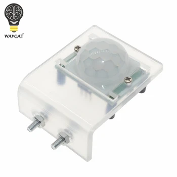 

WAVGAT HC-SR501 Acrylic Bracket IR Pyroelectric Infrared Motion Sensor Detector Module for arduino Diy Kit ( Without HC-SR501 )