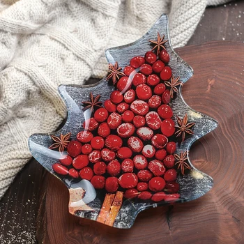 

Serving dish "Fir-tree. New Year ", 16.9 × 20.3 × 1.7 cm