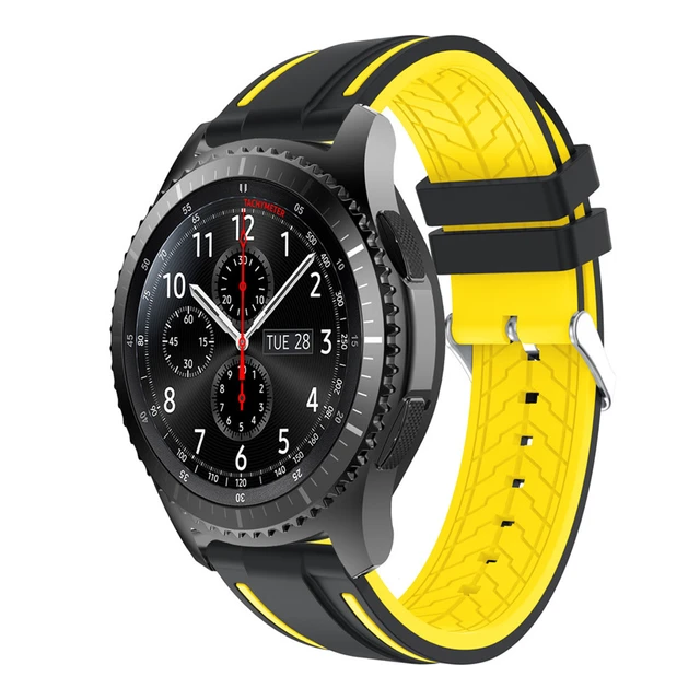 Samsung galaxy watch active 2,46mm,gear s3,繧ｯ繝ｩ繧ｷ繝�繧ｯ繝輔Ο繝ｳ繝�繧｣繧｢逕ｨ縺ｮ莠､謠帷畑繧ｷ繝ｪ繧ｳ繝ｳ繧ｹ繝医Λ繝�繝�  AliExpress