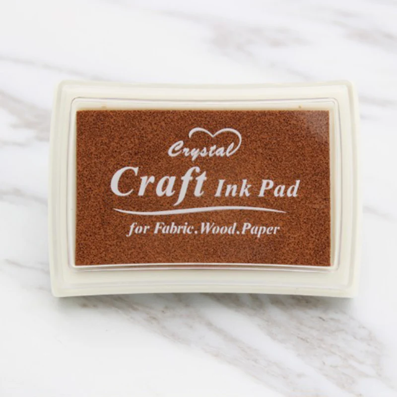 

Ink Pad Inkpad Fingerprint For Rubber Stamps DIY Printing Craft Wood Fabric Paper AUG889