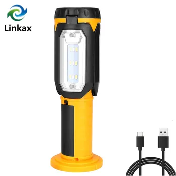 

Multifunticon Rotation Foldable 3 Leaves SMD LED Work Light Camping Lantern Lamp LED Flashlight USB Rechargeable Power Bank Lamp