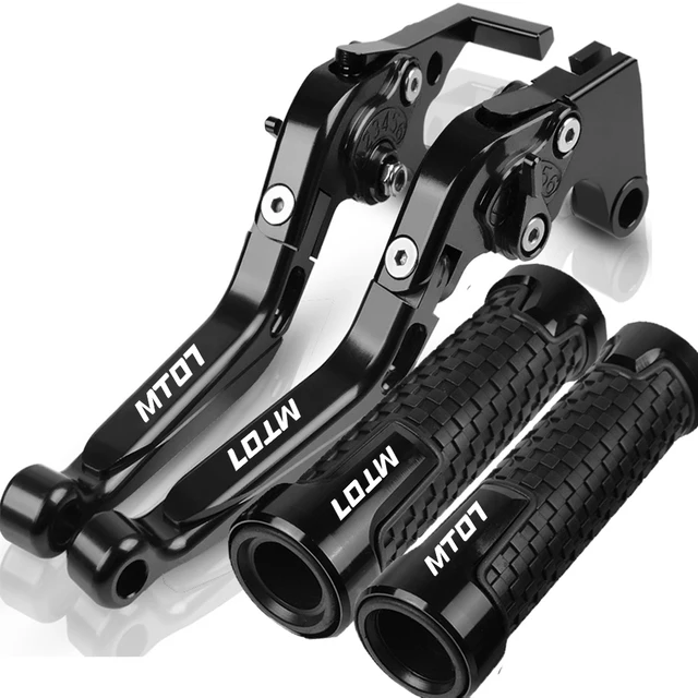 Motorcycle Accessories FOR YAMAHA MT07 MT 07 MT-07 2014 2015 2016 2017 2018 2019 2020 2021 Brake Clutch Levers Handlebar Grips MT07 2014-2020