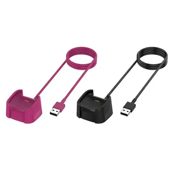 

USB Charger Charging Stand Holder Cable for Fit-bit Versa 2 Smart Bracelet Watch DXAC