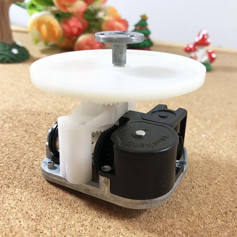 Music Box DIY Mechanism Rotating Shaft Plate Contrary Direction Christmas Gifts Unusual