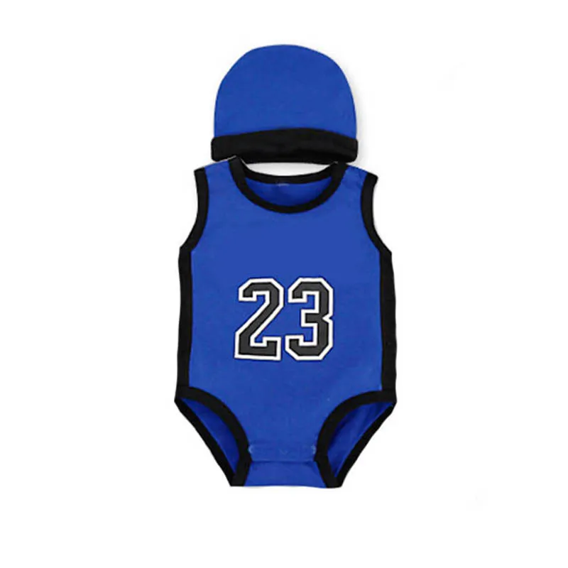 Cotton Romper Newborn Baby Boy Girl 1-24 months Jumpsuits + Hat 2pcs Toddler costume Set