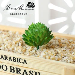 Charming Multicolor Artificial Succulent Lotus for Home and Garden Decor (Jiwawa green)