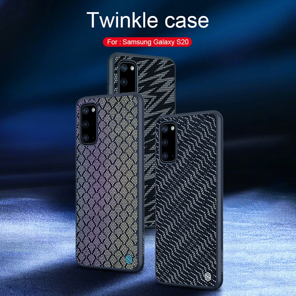 For Samsung Galaxy S20 / S20+ Plus Case Nillkin Twinkle Reflective Glow PC Hard Case For Samsung S20 Ultra 5G Twinkling Cover For Samsung Galaxy S20 / S20+ Plus Case Nillkin Twinkle Reflective Glow PC Hard Case For Samsung S20 Ultra 5G Twinkling Cover