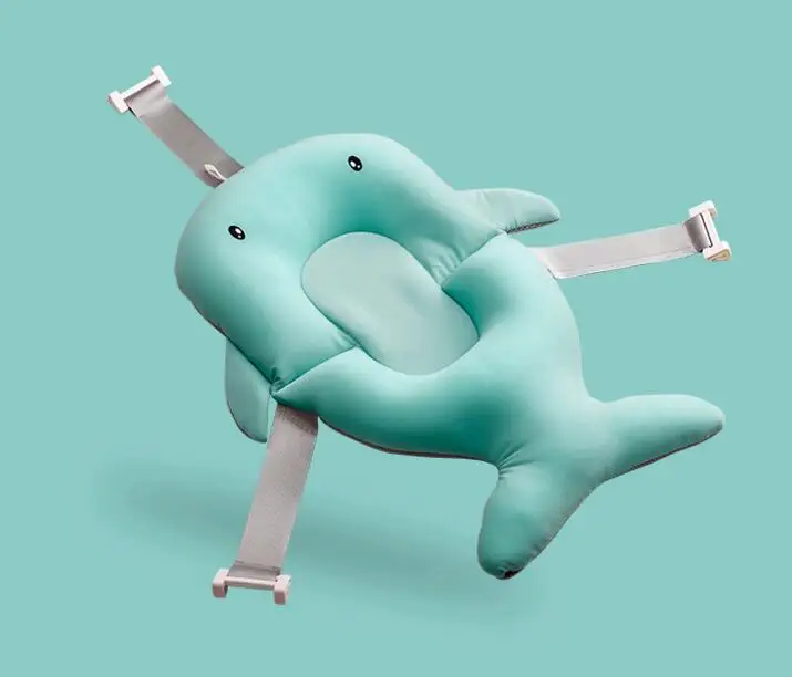 Портативная воздушная подушка для душа для младенцев, нескользящий коврик для ванной, безопасность для новорожденных - Цвет: 010