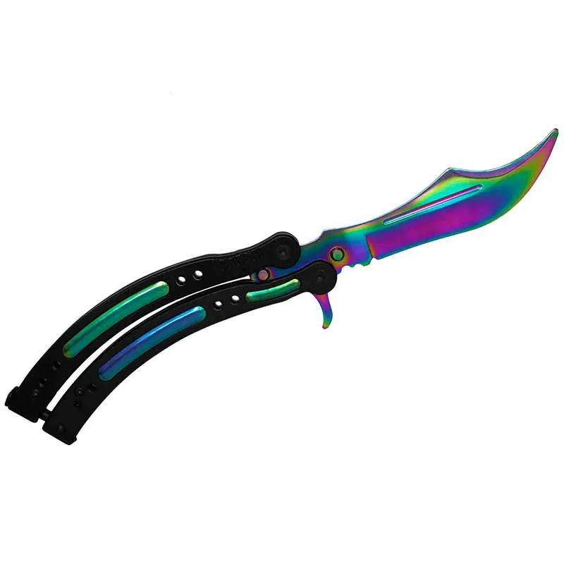 Автомобильная наклейка для CSGO Skin с ножом-бабочкой водонепроницаемая креативная
