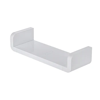 

White Home Storage Holder Waterproof Cosmetic Shelves Wall Hanging Bathroom Shower Shelf Kitchen Storage Rack Accessories