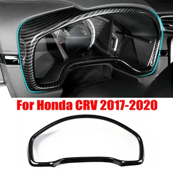 

ABS For Honda CRV 2017-2020 Carbon Fiber Car Dashboard Decorative Frame Cover Trim Car Styling Accessories