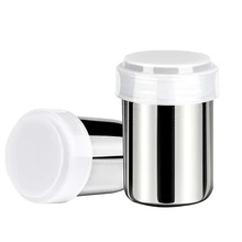 Mylifeюнит из нержавеющей стали кофе порошковый шейкер перец шейкеры баночки для специй с тонкой сетчатая крышка и прозрачный пластиковый чехол