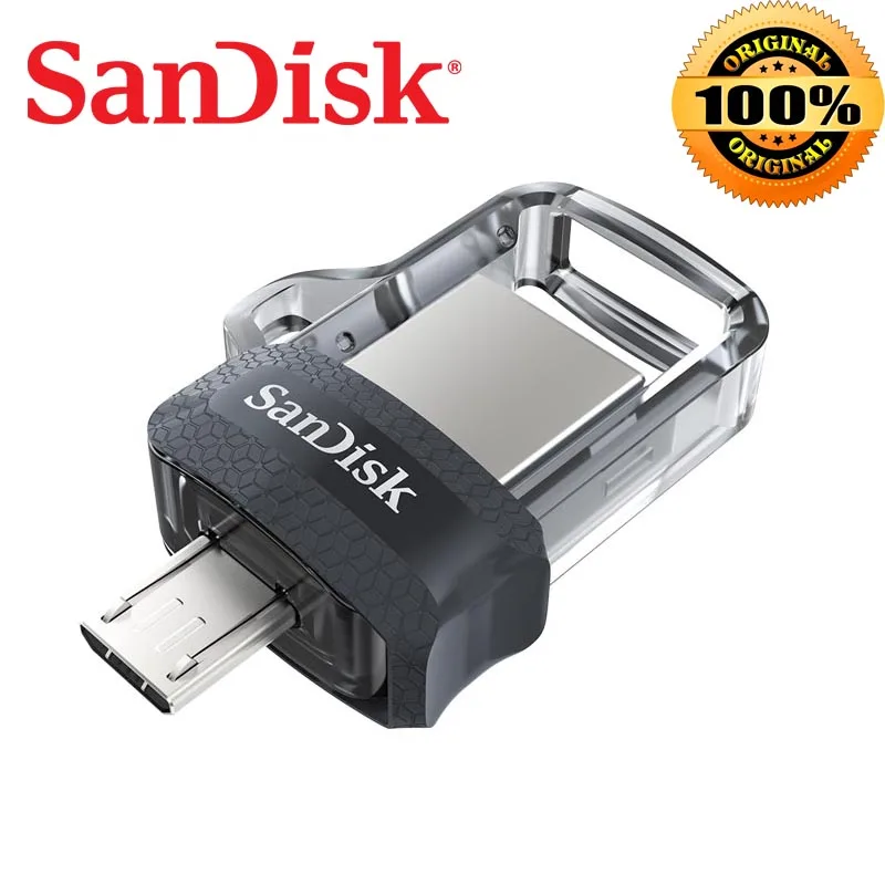 sandisk sdd3 экстремально высокая скорость 150 м/с двойной OTG USB флеш-накопитель 64 ГБ 32 ГБ мини-накопитель USB3.0 флеш-накопитель подлинный