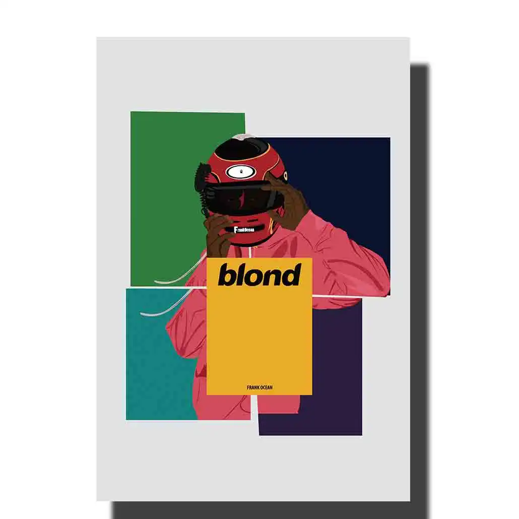 #*Cheap M604 Frank Ocean Poster Hot Blonde Music Cove Hip Hop Silk Poster Print Canvas Wall Pictures Decoration 24x36in