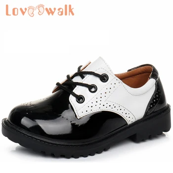 

Kids School Leather Shoes New High Quality Genuine Leather Performance Shoes Soft Bottom Oxford Shoes Kids Boys Uniform Shoes