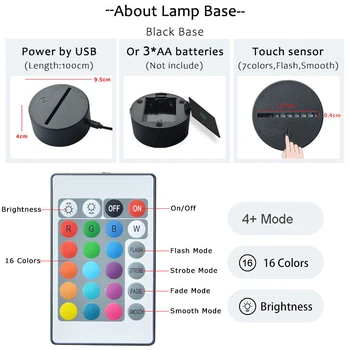 Genshin Impact 3D LED Night Light 6