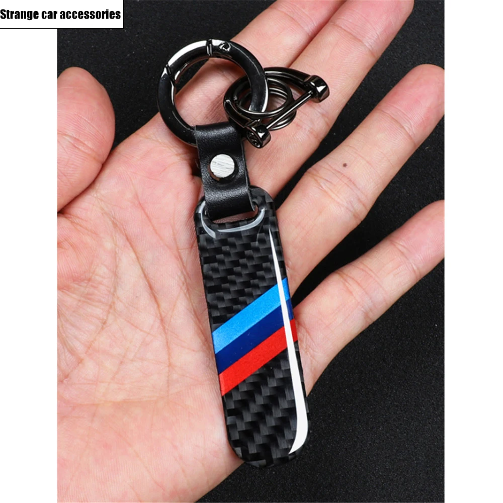 Carbon Fiber Car Logo Key Ring Keychain Car Styling For Bmw M 1 3 5 X X1 X3  X5 E3 E5 Z4 E46 E39 E60 E90 E36 F30 F10 - Key Rings - AliExpress