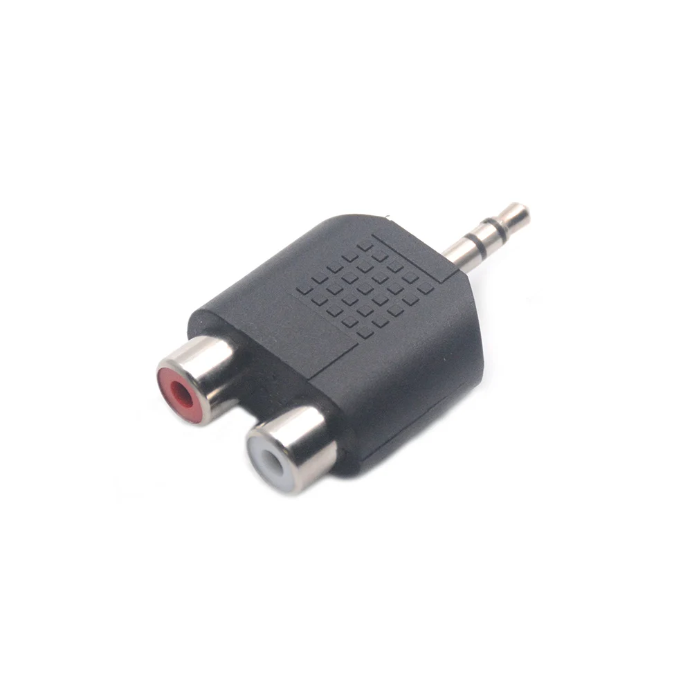 

3.5mm Male Stereo to 2 RCA Female Jack Audio Y Splitter Adapter for Phone MP3 Tablet Speaker DJ Controller RCA Audio Connector