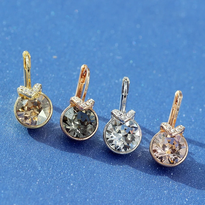 Модные маленькие bella boucle d'oreille femme 2020 Сделано с Австрия украшением в виде