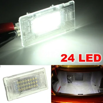 

Footwell Trunk Lid Light Parts 24LED Luggage Lamp For BMW E90 E92 E66 E39