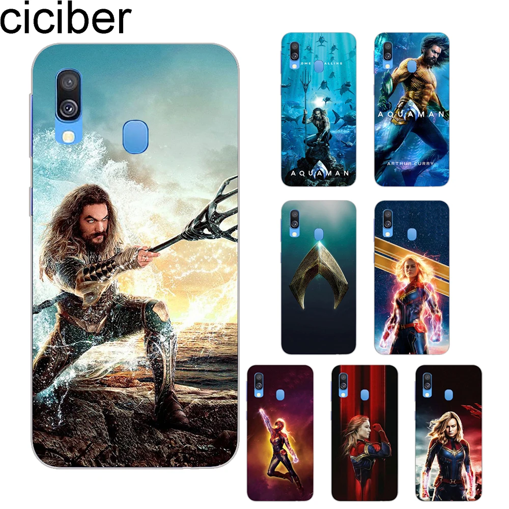 

ciciber Captain Marvel Coque for Samsung Galaxy A50 Phone Case for Samsung A70 A40 A30 A20 A60 A10 A20e A80 Soft TPU Cover Capa