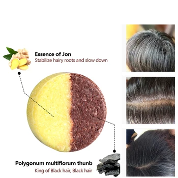 

Polygonum Multiflorum Shampoo Soap Hair Darkening Shampoo Bar Soap Natural Mild Formula Hair Shampoo Gray Hair Reverse Hot