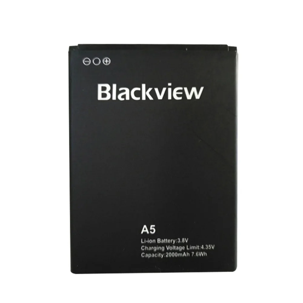 Battery For Blackview A5 Battery 2000mAh Back Up Battery Replacement For Blackview A5 Smart Phone-In Stock