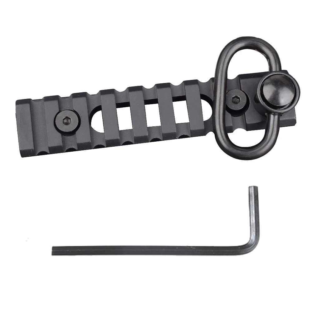 Тактический Keymod Rail Mount Picatinny Weaver Sections 8 слотов крепление база с QD Слинг поворотный