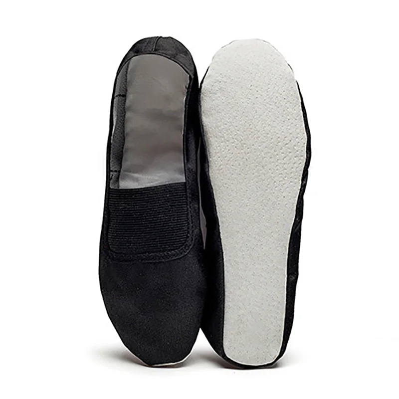 USHINE EU22-45 Indoor Yoga Slippers Gym Teacher Fitness Yoga Ballet Dance Shoes For Girls Woman Ballet Shoes Canvas Man Children 6