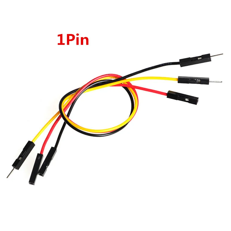 Cable de paso Dupont hembra a hembra para impresora 3D PCB, conector de CABLE de puente, 10 piezas, 2,54 MM, 1P2, 3, 4, 5, 6 pines