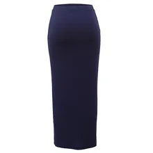 Сексуальная Женская юбка-карандаш,, модная, эластичная, высокая талия, офисная, для девушек, облегающая, длина по щиколотку, юбки, Saias, уличная одежда, юбки для женщин