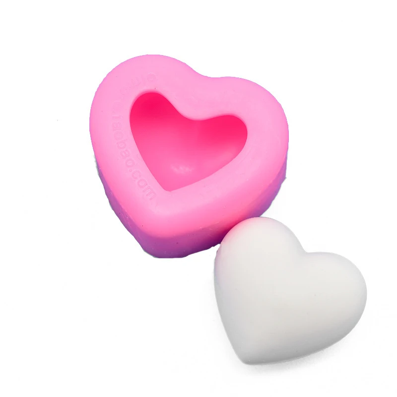 Силиконовое мыло сердце форма для выпечки тортов DIY Инструменты для украшения 3D инструмент для изготовления конфет желе поставки свеча штукатурка делая прессформы