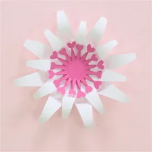 15 см легко DIY бумажные цветы для свадебного фона украшения бумажные поделки для детской стены деко искусство для детского душа день рождения Цветочный декор